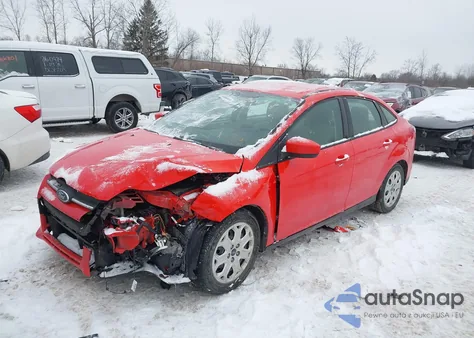 2012 Ford Focus Se z USA, uszkodzony, nr VIN 1FAHP3F2XCL220067
